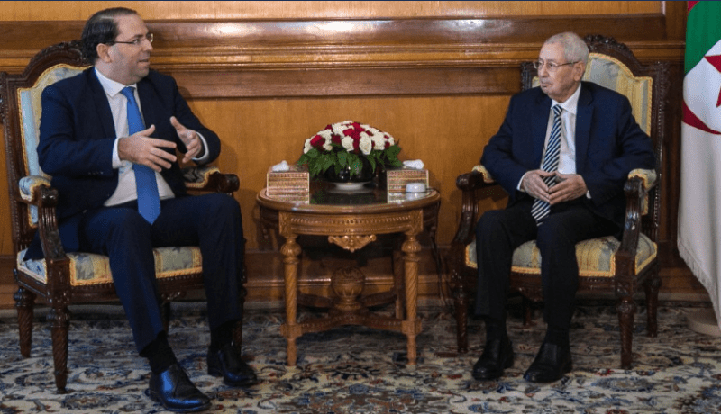 بن صالح يستقبل رئيس الحكومة التونسية
