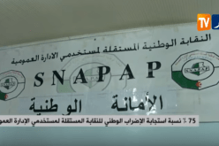 75% نسبة إستجابة الإضراب الوطني للنقابة المستقلة لمستخدمي الإدارة العمومية