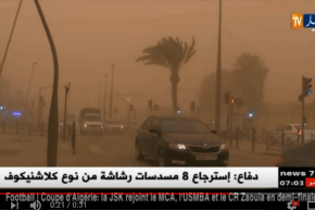 ورقلة: هبوب رياح عاتية تحجب الرؤية وتتسبب في وقف حركة المرور نسبيا