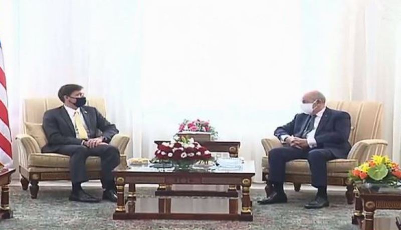 رئيس الجمهورية يستقبل وزير الدفاع الأمريكي