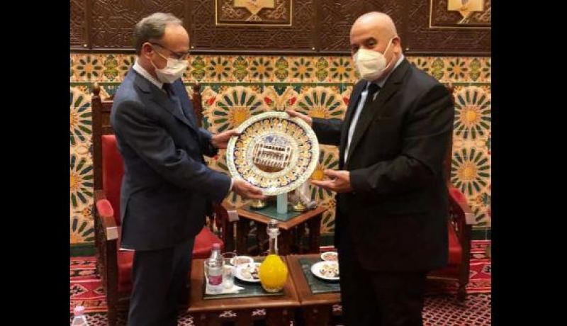 والي العاصمة يستقبل السفير الإيطالي