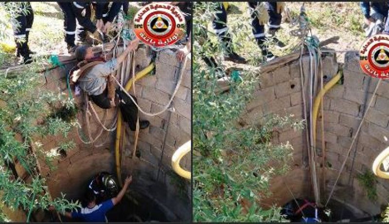 باتنة: الحماية المدنية تنقذ شخصا سقط في بئر بعمق 14 متر