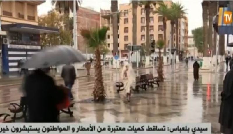 سيدي بلعباس: تساقط كميات معتبرة من الأمطار و المواطنون يستبشرون خيرا