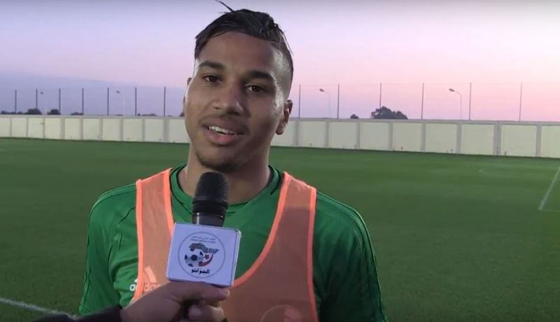 مهدي وامري: ” والدي فرح كثيرا بإستدعائي للخضر..وأخبر جميع العائلة”