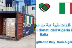 إيطاليا تشكر الجزائر بعد إرسال أزيد من 300 ألف قفاز طبي