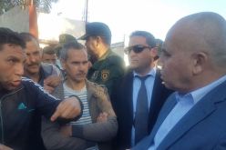 والي البليدة يعاين مكان حادث احتراق مخزن البلاستيك