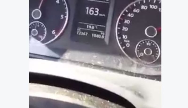 حافلة لنقل المسافرين بسرعة 170 كلم في الساعة على منعرجات الأخضرية بالبويرة