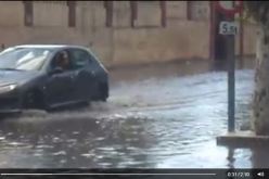 بالفيديو نصف ساعة من الامطار تغرق جيجل