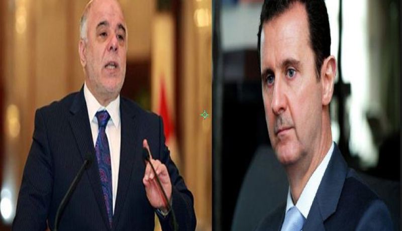 الأسد يتسلم رسالة من العبادي بشأن التعاون الأمني بين سوريا والعراق لمكافحة الإرهاب