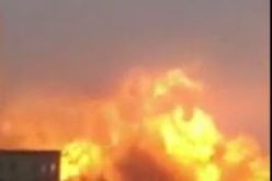 بالفيديو انفجار جديد في منطقة صناعية كيميائية في الصين