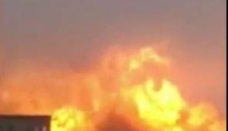 بالفيديو انفجار جديد في منطقة صناعية كيميائية في الصين