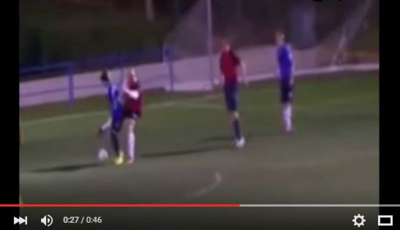 بالفيديو  لاعب يُبهر الجميع قبل أن يتضح أنه  امرأة