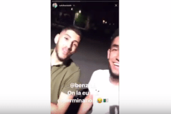 بالفيديو… بن زية يتحدى بن طالب في كرة السلة