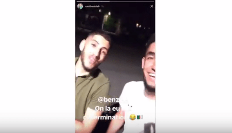 بالفيديو… بن زية يتحدى بن طالب في كرة السلة