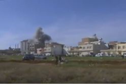 بالفيديو لحظة سقوط صاروخ سوري على مبنى بكلس التركية
