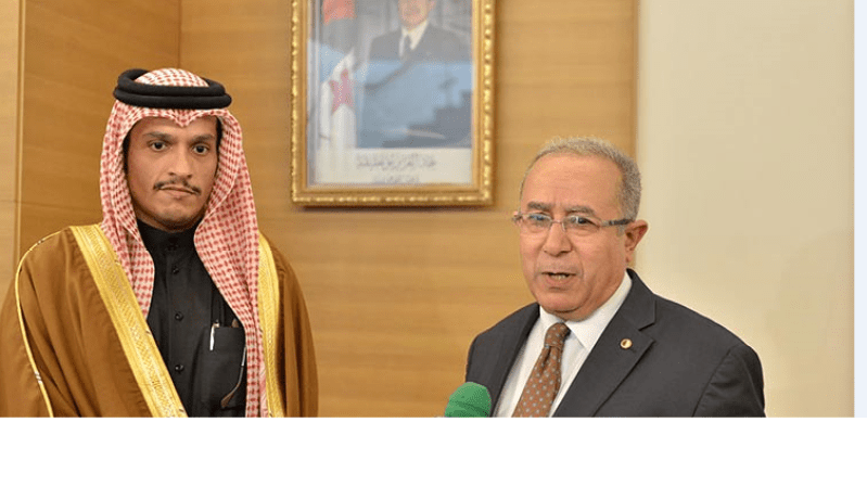 لعمامرة يستقبل نائب وزير الشؤون الخارجية القطري