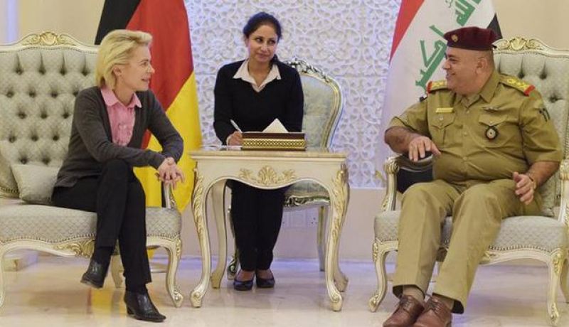 وزيرة الدفاع الألمانية تتعهد باستمرار دعم مكافحة داعش في العراق