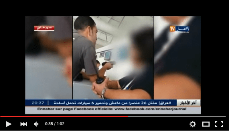 بالفيديو موظفة بمطار أحمد بن بلة في وهران تهين المسافرين