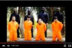 داعش يبث شريط فيديو يظهر إعدام 5 جواسيس بريطانيين