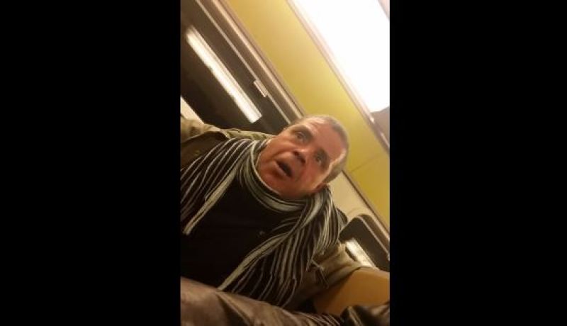 شاهد كيف شتم سكران لحد الثمالة اليهود في فرنسا