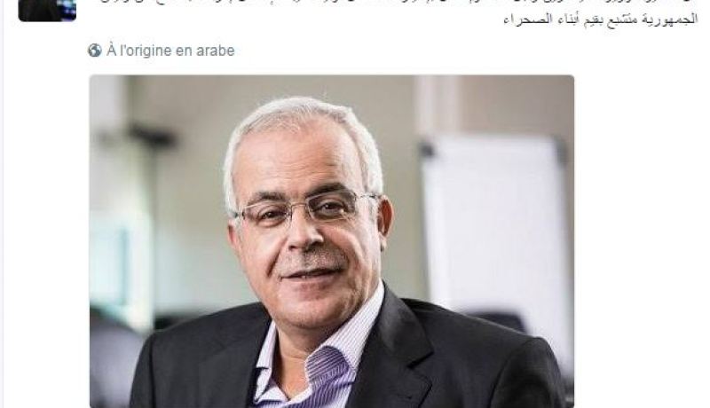 المدير العام لمجمع النهار انيس رحماني يشكر حميد قرين على كل مجهوداته