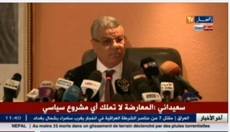 سعيداني يقصف بالثقيل رؤساء الأحزاب السياسية