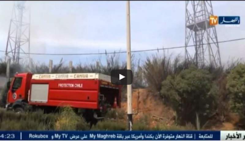 نشوب حريق بحديقة الحيوانات والتسلية ببن عكنون