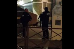 بالفيديو الشرطة الفرنسية تدنس مسجدا باستعمال الكلاب في ضواحي باريس