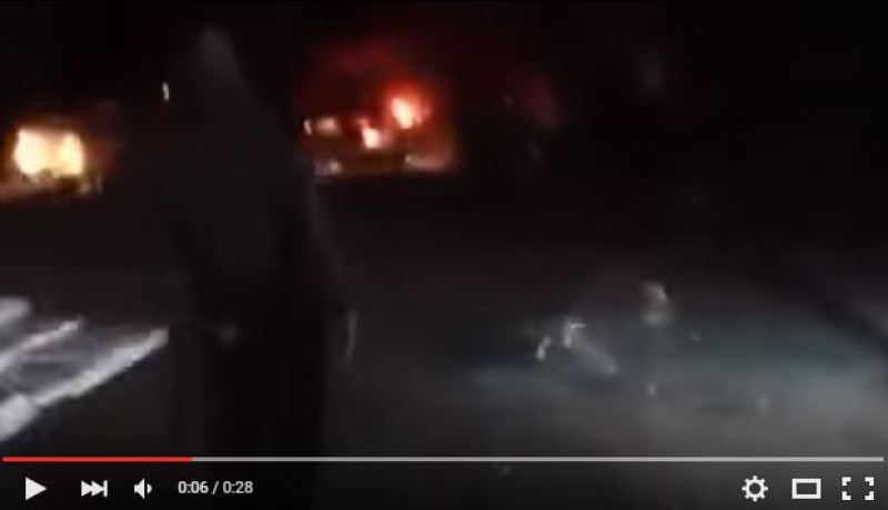 بالفيديو.. لحظة وقوع تفجيرين في مجمع تجاري شرق العاصمة العراقية