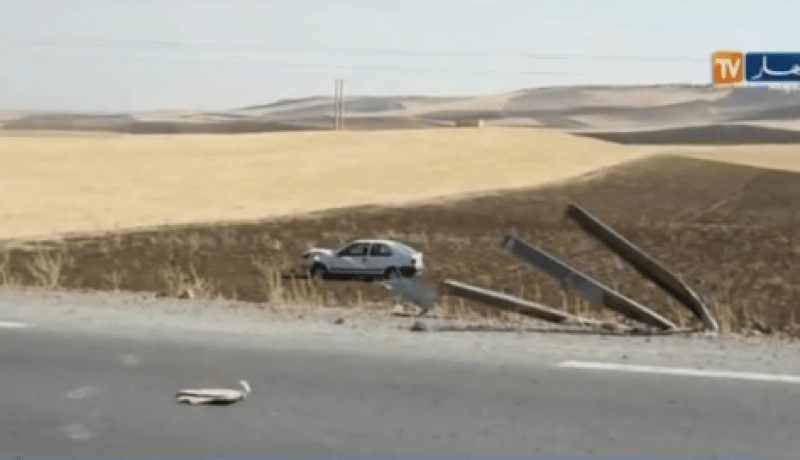 حادث مرور مروع في تيسمسيلت أول أيام عيد الفطرالمبارك