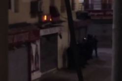 فيديو حصري للحظة تبادل اطلاق النار بين الشرطة الفرنسية والارهابيين في سانت دينيس