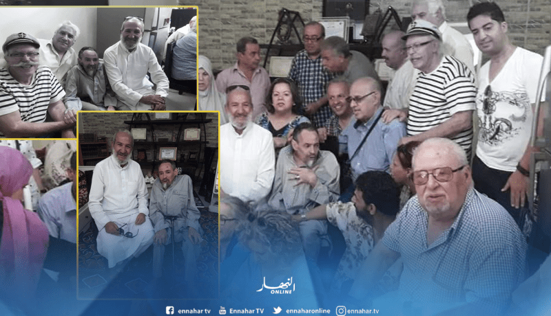 بالصور.. فنانون يزورون الفنان محي الدين بوزيد في باتنة