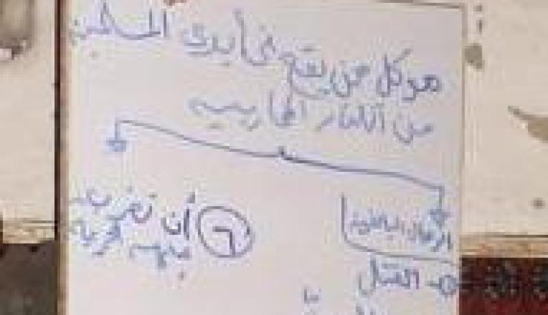كتابات حائطية تحرّض على الجهاد بشرق ولاية وهران