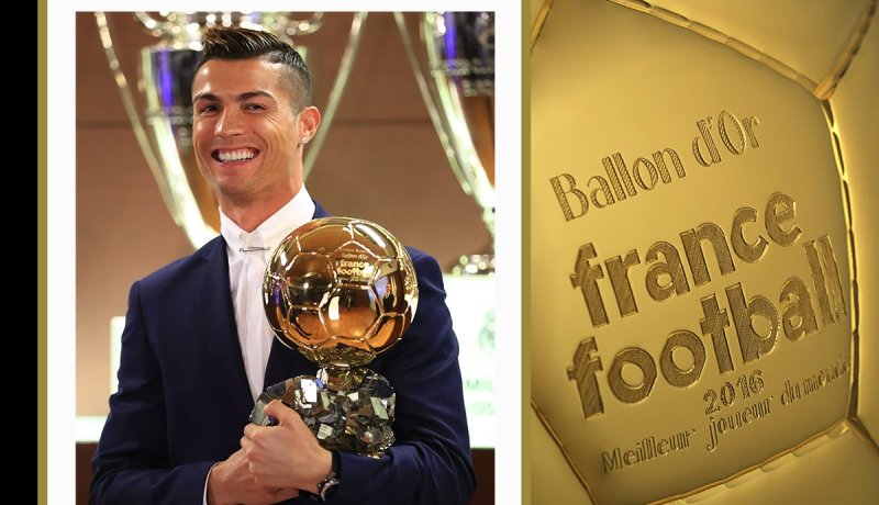 كريستيانو رونالدو يفوز بالكرة الذهبية للمرة الرابعة