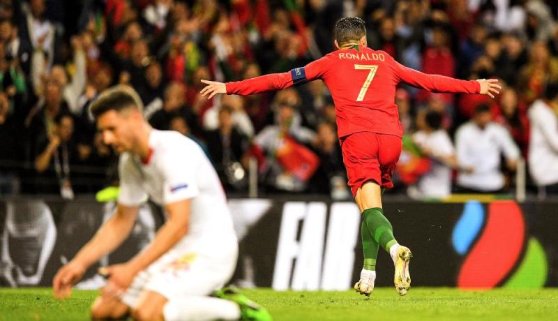 “هاتريك” رونالدو يقود “البرتغال” لنهائي دوري الأمم الأوروبية