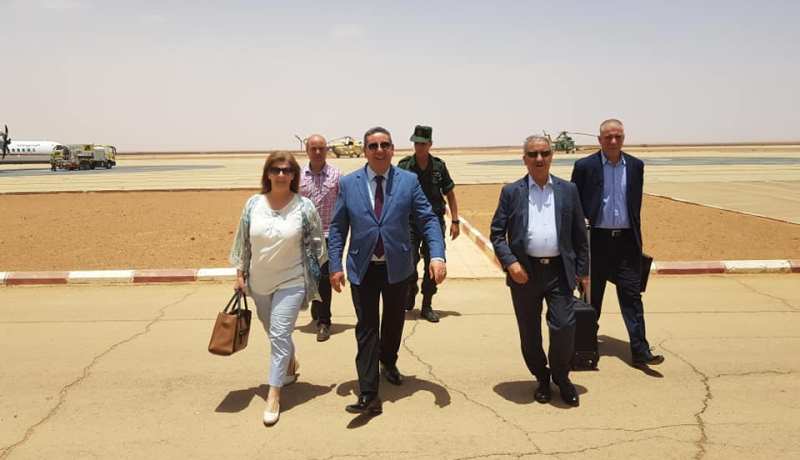 لجنة مركزية برئاسة مندوب المخاطر الكبرى بوزارة الداخلية تصل جانت اليوم