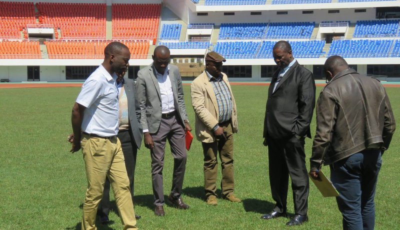 الزامبيون يعاينون ملعب “ناسيونال هيروس”