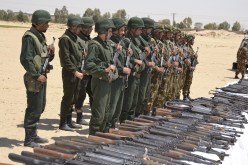 وحدات الجيش تكشف مخبأ يحوي كمية ضخمة من الاسلحة بالوادي