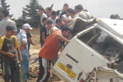 مشادات و حرق لمدينة الغزوات بعد وفاة 16 شخصا في حادث مرور