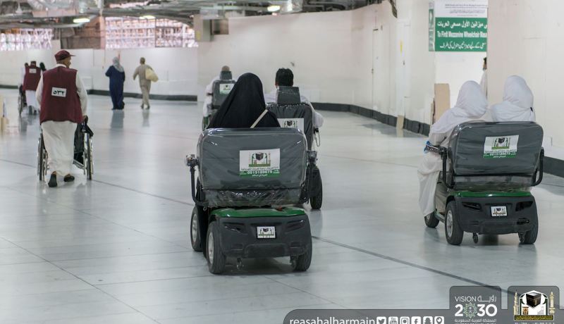10 آلاف عربة عادية و720 كهربائية تحت تصرف الحجاج والمعتمرين هذا الموسم