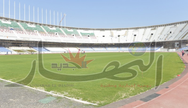 بالصور ملعب 5 جويلية الاولمبي من الداخل بعد تقدم أشغاله