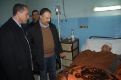 ميهوبي يقوم بمعايدة الزميل ياسين في مستشفى مصطفى باشا