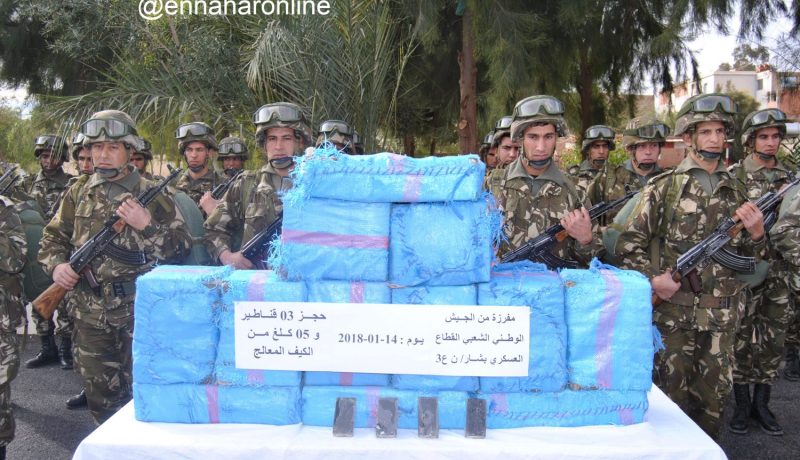 الجيش يحبط محاولة لتهريب أكثر من 3 قناطير من «الكيف» في بشار!