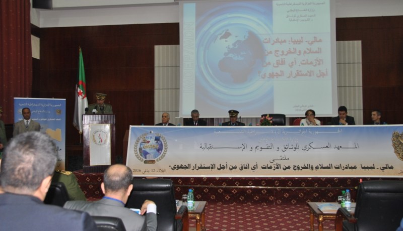 بالصور الجيش الوطني ينظم ملتقى حول مبادرات السلام و آفاق الاسقرار في الجزائر العاصمة
