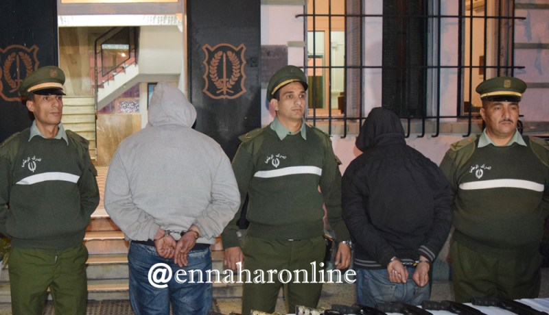 درك تلمسان يوقف 4 أشخاص بحوزتهم أسلحة نارية وكمية من الذّخيرة