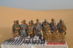  الجيش يكشف مخبأ أسلحة ببرج باجي مختار