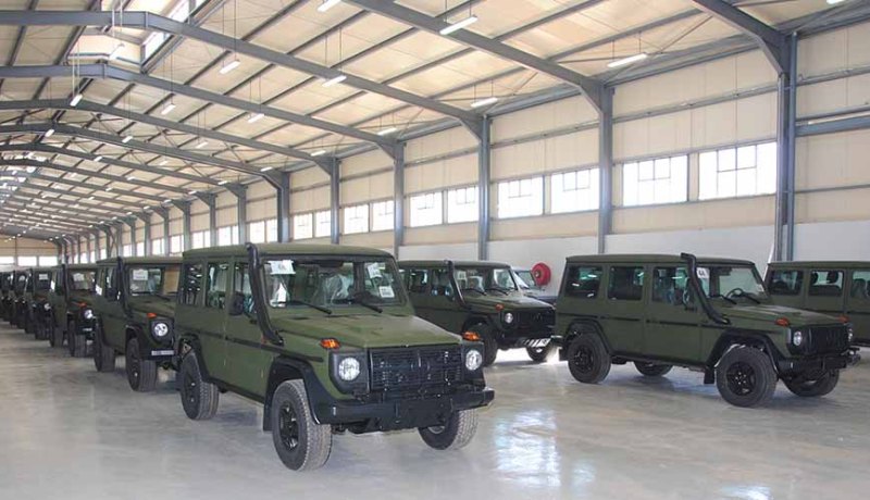 الجيش يمون الشرطة والحماية بـ89 مركبة