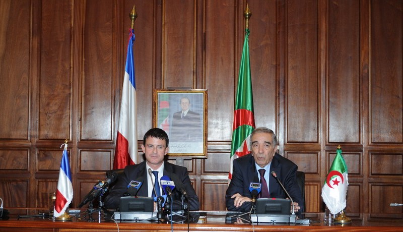 لقاء وزير الداخلية دحو ولد قبلية مع نظيره الفرنسي