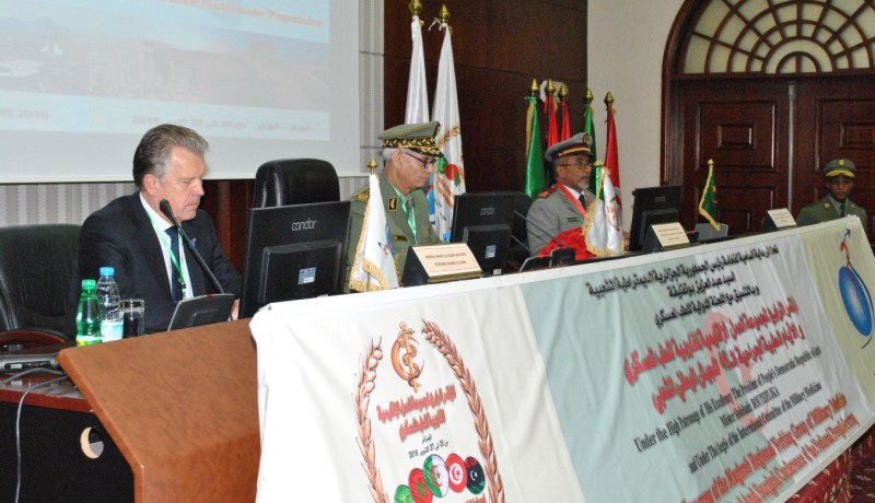 افتتاح المؤتمر الرابع لمجموعة العمل الإقليمية المغاربية للطب العسكري بالجزائر