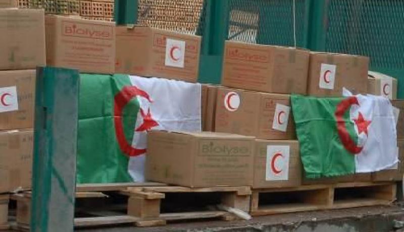 المساعدات الجزائرية وصلت إلى مستشفى الشفاء بغزة